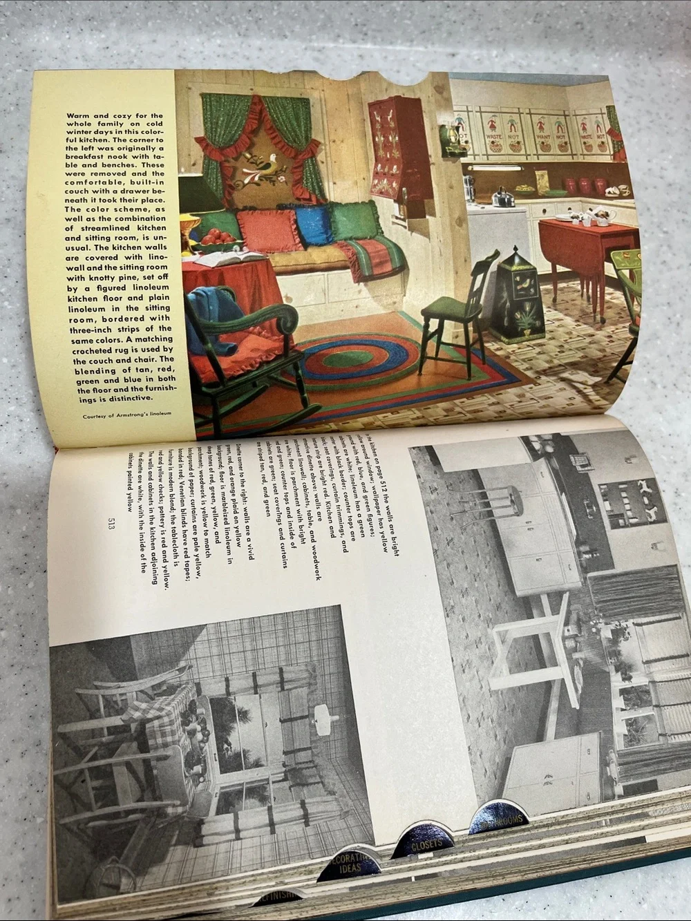 Vtg 1948 The American Woman's Encyclopedia Home Decorating MCM Interior Design